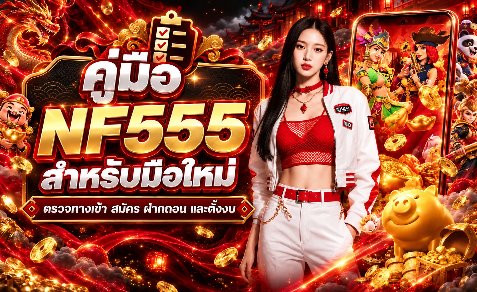 คู่มือ NF555 มือใหม่ ตรวจทางเข้า สมัคร ฝากถอน และตั้งงบ