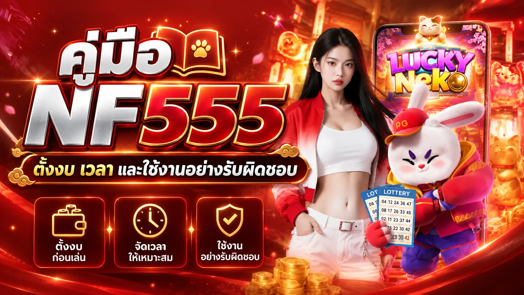NF555 คู่มือตั้งงบ เวลา และใช้งานอย่างรับผิดชอบ